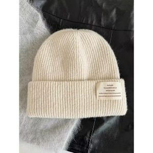 Mũ Len Beanie "Minimalist Tag"