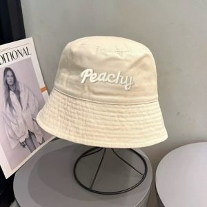 Mũ Bucket Cotton "Peachy Vibe"